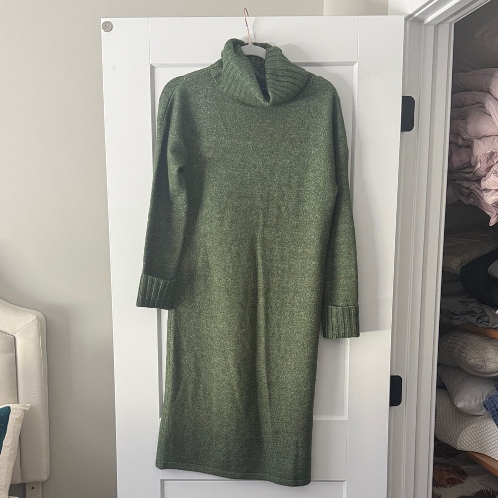 Vero Moda Green Long Sleeve Dress